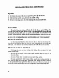Nhu cầu cơ bản của con người
