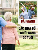 Bài giảng Các thay đổi chức năng do tuổi