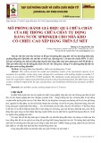Mô phỏng đánh giá hiệu quả chữa cháy của hệ thống chữa cháy tự động bằng nước Sprinker cho nhà kho có chiều cao xếp hàng trên 5,5 mét