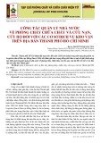 Công tác quản lý nhà nước về phòng cháy chữa cháy và cứu nạn, cứu hộ đối với các cơ sở dịch vụ kho vận trên địa bàn thành phố Hồ Chí Minh