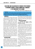 Selecting and evaluating the exercise effectiveness to enhance general fitness among male students at the University of Da Nang