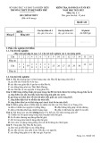 Đề thi học kì 1 môn Địa lí lớp 11 năm 2021-2022 - Trường THPT TP Điện Biên Phủ