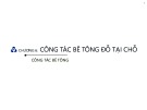 Bài giảng Kỹ thuật và công nghệ thi công: Chương 6 - TS. Mã Chí Hiếu