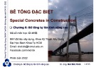 Bài giảng Bê tông đặc biệt: Chương 6 - Bùi Đức Vinh