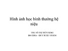 Bài giảng Hình ảnh học bình thường hệ niệu - ThS. Võ Thị Thúy Hằng