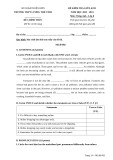 Đề thi giữa học kì 2 môn Tiếng Anh lớp 8 năm 2023-2024 - Trường THPT Lương Thế Vinh, Điện Biên