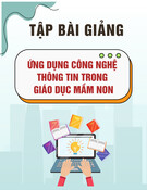 Tập bài giảng Ứng dụng Công nghệ thông tin trong Giáo dục Mầm non