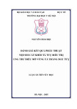 Luận án Tiến sĩ Y học: Đánh giá kết quả phẫu thuật nội soi cắt khối tá tụy điều trị ung thư biểu mô vùng tá tràng đầu tuỵ