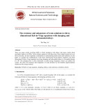 The existence and uniqueness of weak solutions to threedimensional Kelvin-Voigt equations with damping and unbounded delays