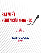 Implementing the scaffolding strategy to teach English speaking to first-year English majors at Dong Nai Technology University
