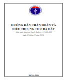 Hướng dẫn chẩn đoán và điều trị ung thư dạ dày