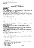 Kế hoạch bài dạy Công nghệ 5: Tuần 12 (Sách Cánh diều)
