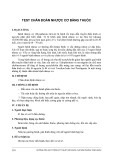 Test chẩn đoán nhược cơ bằng thuốc