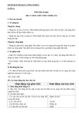 Kế hoạch bài dạy Công nghệ 5: Tuần 4 (Sách Cánh diều)