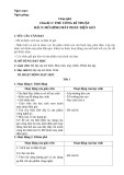 Kế hoạch bài dạy Công nghệ 5 - Bài 9: Mô hình máy phát điện gió (Sách Cánh diều)