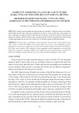 Nghiên cứu ảnh hưởng của cốt liệu làm từ xỉ thép Bà Rịa - Vũng Tàu tới cường độ và co ngót của bê tông