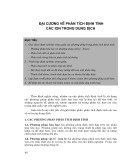 Đại cương về phân tích định tính các ion trong dung dịch