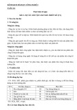 Kế hoạch bài dạy Công nghệ 5: Tuần 10 (Sách Cánh diều)