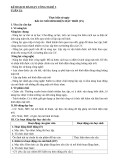 Kế hoạch bài dạy Công nghệ 5: Tuần 33 (Sách Cánh diều)