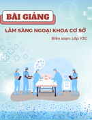 Bài giảng Lâm sàng ngoại khoa cơ sở