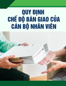 Quy định chế độ bàn giao của cán bộ nhân viên