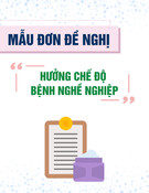 Mẫu Đơn đề nghị về việc hưởng chế độ bệnh nghề nghiệp