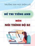 Đề thi Tiếng Anh môn Nói trình độ B2