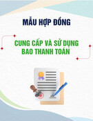 Mẫu Hợp đồng cung cấp và sử dụng bao thanh toán
