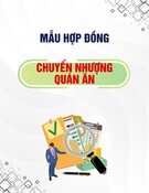 Mẫu Hợp đồng chuyển nhượng quán ăn