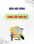 Mẫu Hợp đồng cung cấp dịch vụ