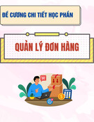 Đề cương chi tiết học phần Quản lý đơn hàng