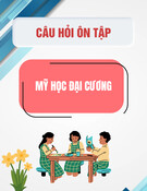 Câu hỏi ôn tập Mỹ học đại cương