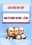 Câu hỏi ôn tập Kinh tế Chính trị Mác - Lênin