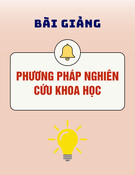 Bài giảng Phương pháp nghiên cứu khoa học
