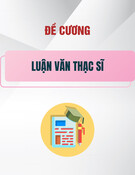 Đề cương Luận văn Thạc sĩ