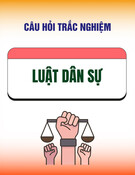 Câu hỏi trắc nghiệm Luật Dân sự