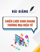 Bài giảng Chiến lược kinh doanh thương mại điện tử: Chương 3 - Nguyễn Hùng Cường