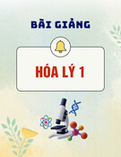 Bài giảng Hóa lý 1