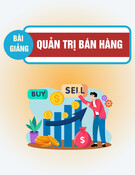 Bài giảng Quản trị bán hàng: Chương 5 - Tuyển dụng và đào tạo lực lượng bán hàng