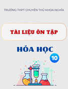 Tài liệu ôn tập lý thuyết Hóa học 10