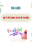 Tài liệu gợi ý viết email tiếng Anh và 35 đề thi mẫu