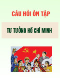 Câu hỏi ôn tập học phần Tư tưởng Hồ Chí Minh