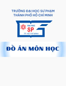 Đồ án môn học: Quản lí điểm sinh viên đại học