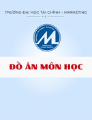 Đồ án môn học: Phân tích và thiết kế hệ thống thông tin Quản lý tại công ty cổ phần sách MCBooks