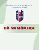 Báo cáo môn học: Phần mềm quản lý quán trà sữa