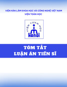 Tóm tắt luận án Tiến sĩ: Một số bài toán điều khiển cho hệ phương trình vi phân có trễ biến thiên