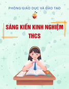 Sáng kiến kinh nghiệm THCS: Hướng dẫn học sinh lớp 9 giải một số dạng bài tập khối hình trụ ôn thi vào lớp 10
