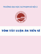 Tóm tắt Luận án Tiến sĩ: Một số phương pháp giải bài toán bất đẳng thức biến phân trên tập điểm bất động