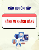 Câu hỏi ôn tập Hành vi khách hàng