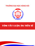 Tóm tắt luận án Tiến sĩ: Nghiên cứu xây dựng mô hình dự báo nguồn nhân lực thuyền viên xuất khẩu Việt Nam